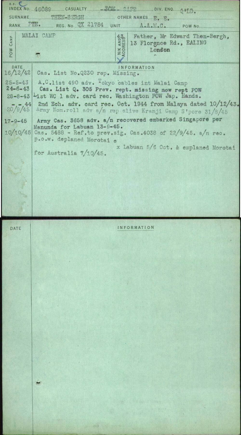 Then-Bergh, E E, QX21784