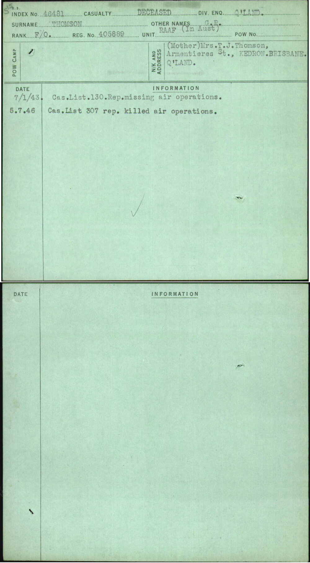 Thomson, G P, 405889