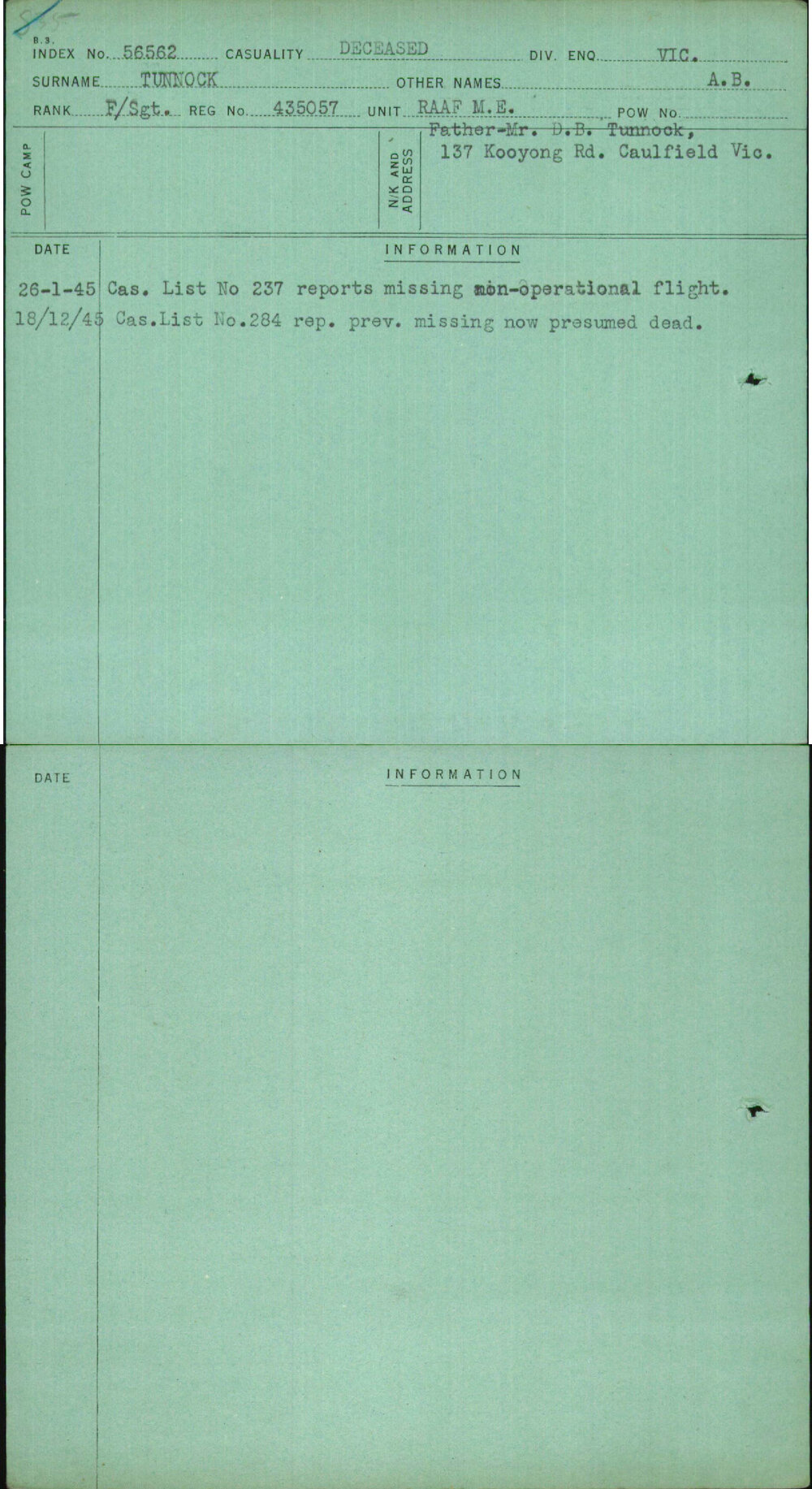 Tunnock, A B, 435057