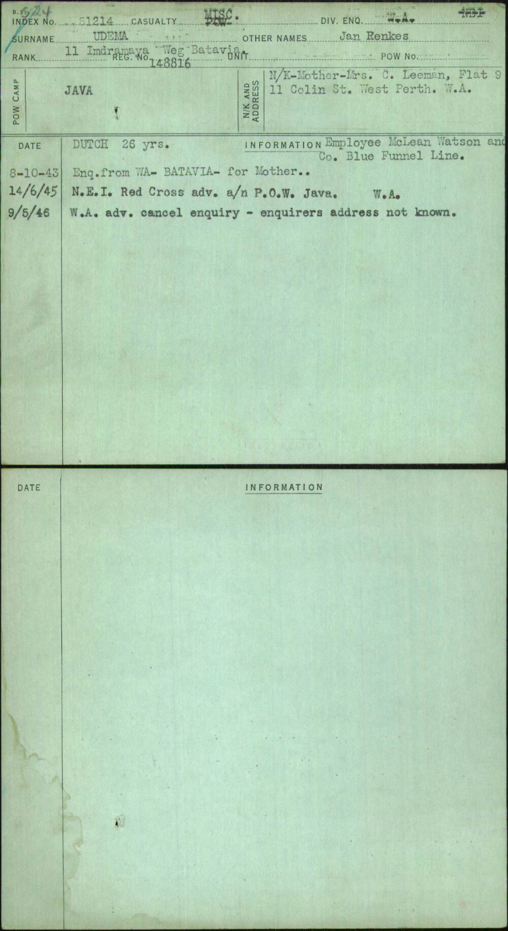 Udema, Jan Renkes, 148816