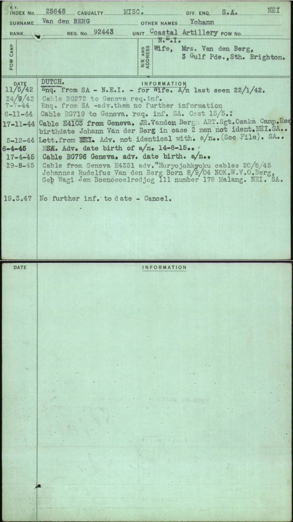 Van Den Berg, Yohann, 92443