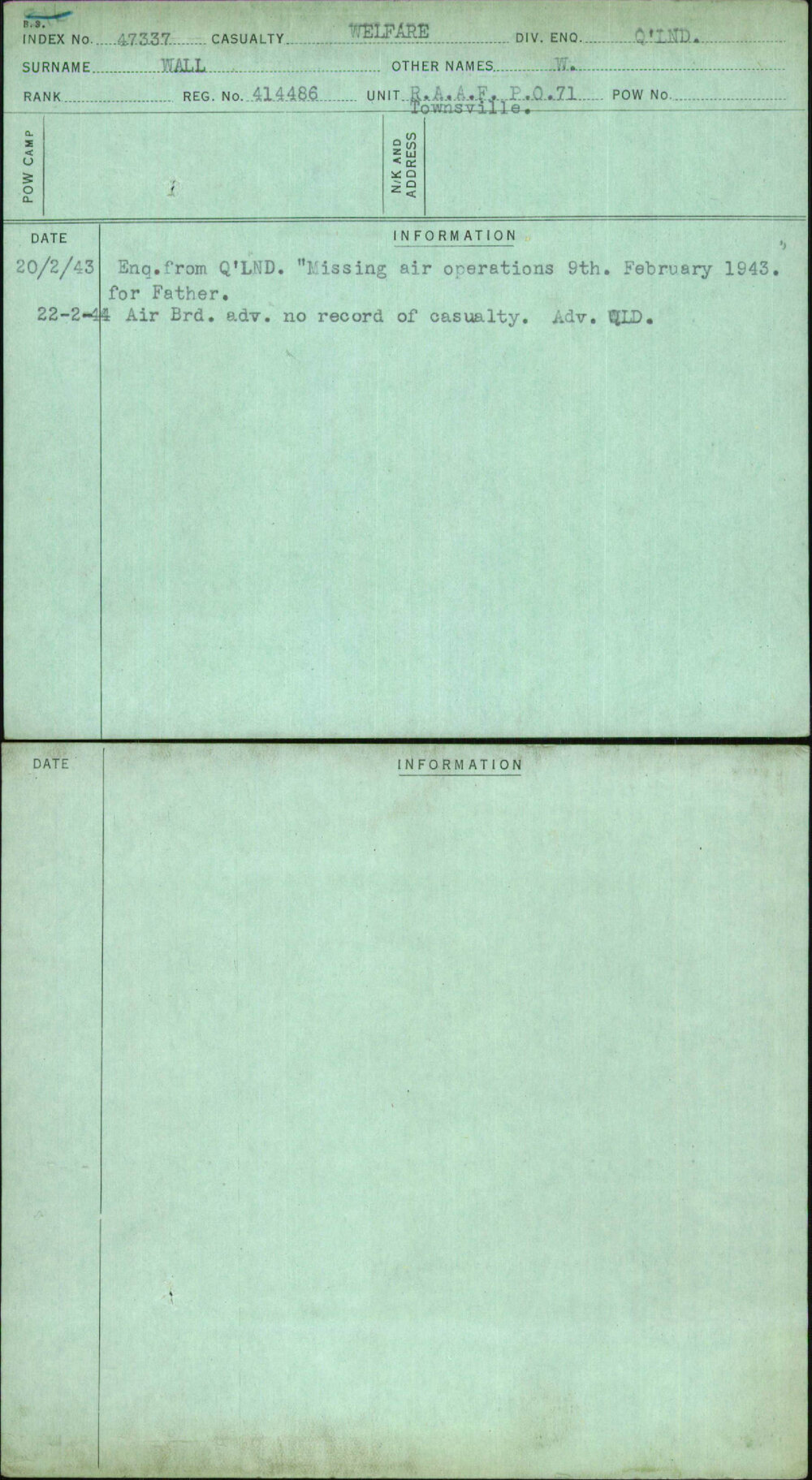 Wall, W, 414486