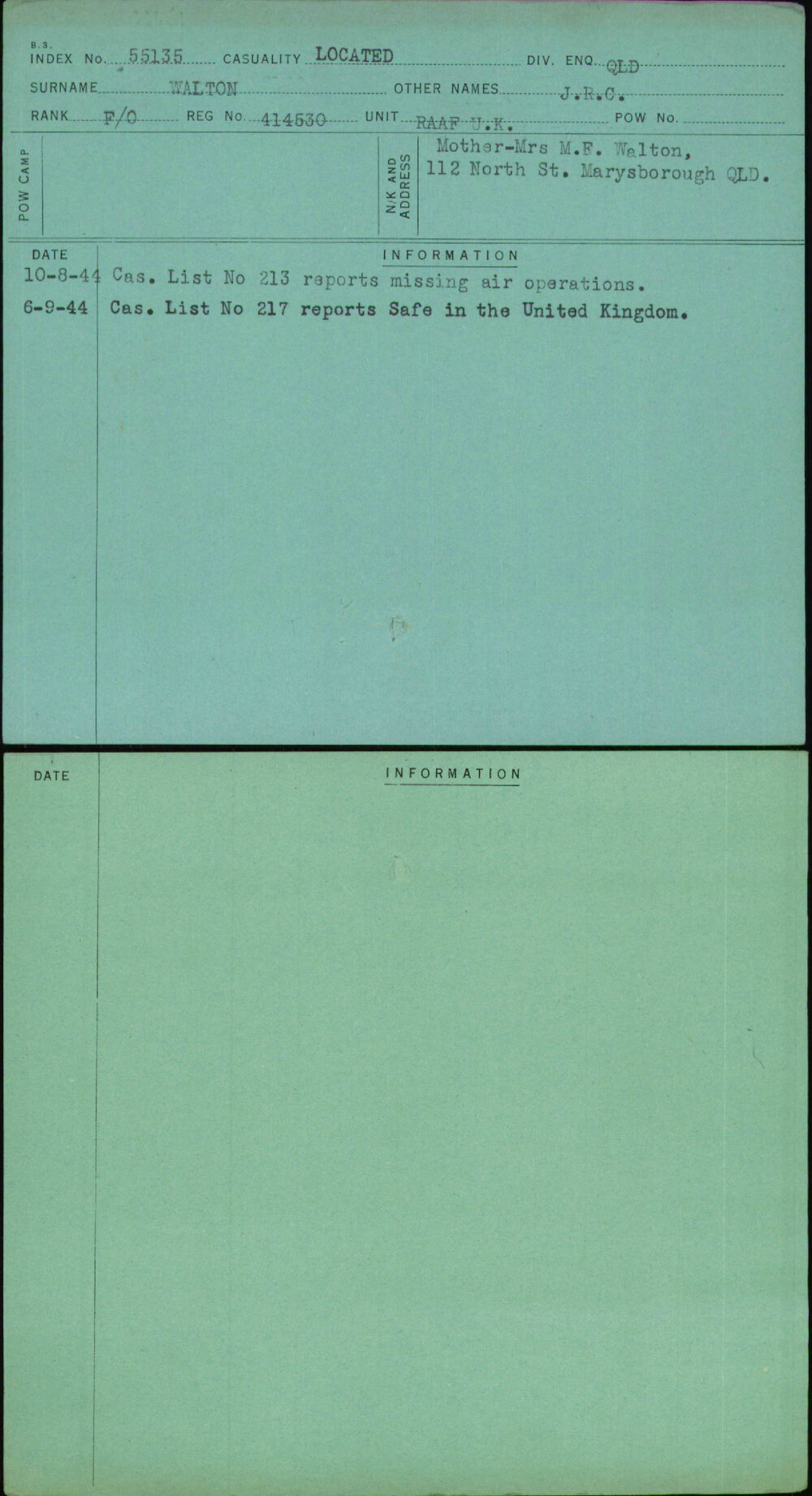 Walton, J R C, 414530