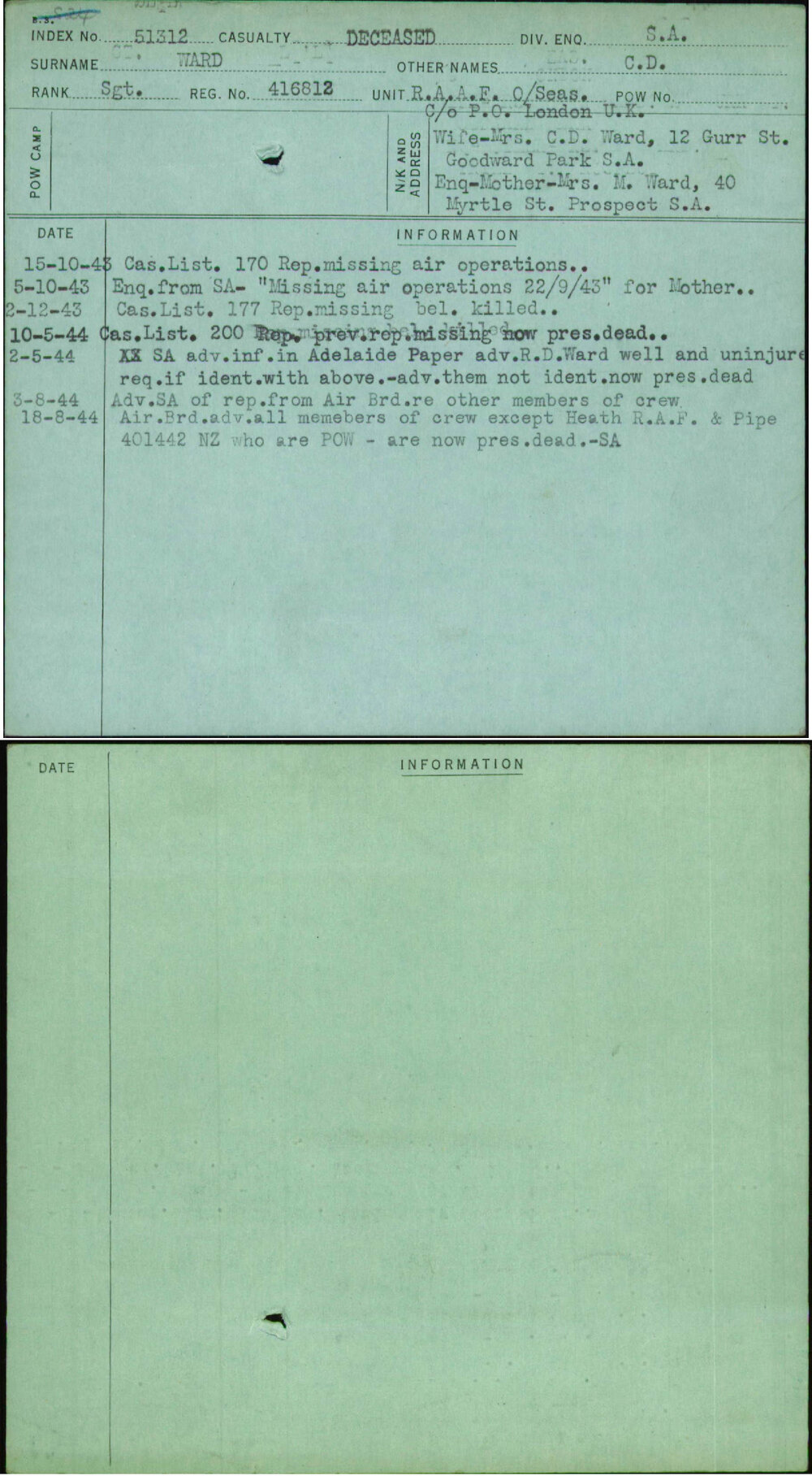 Ward, C D, 416812