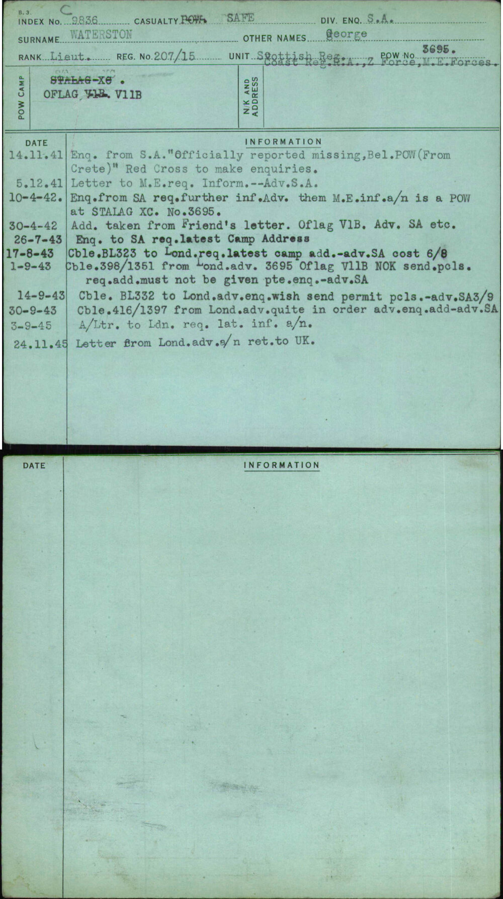 Waterston, George, 207-15