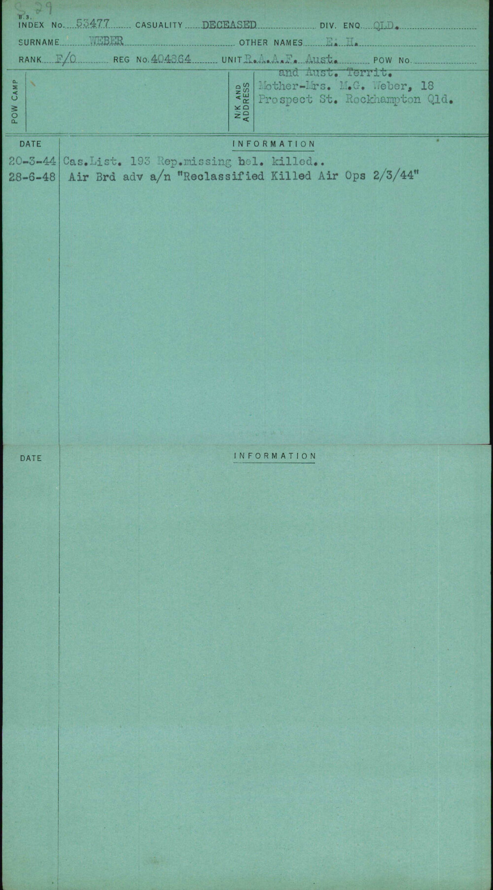 Weber, E H, 404864