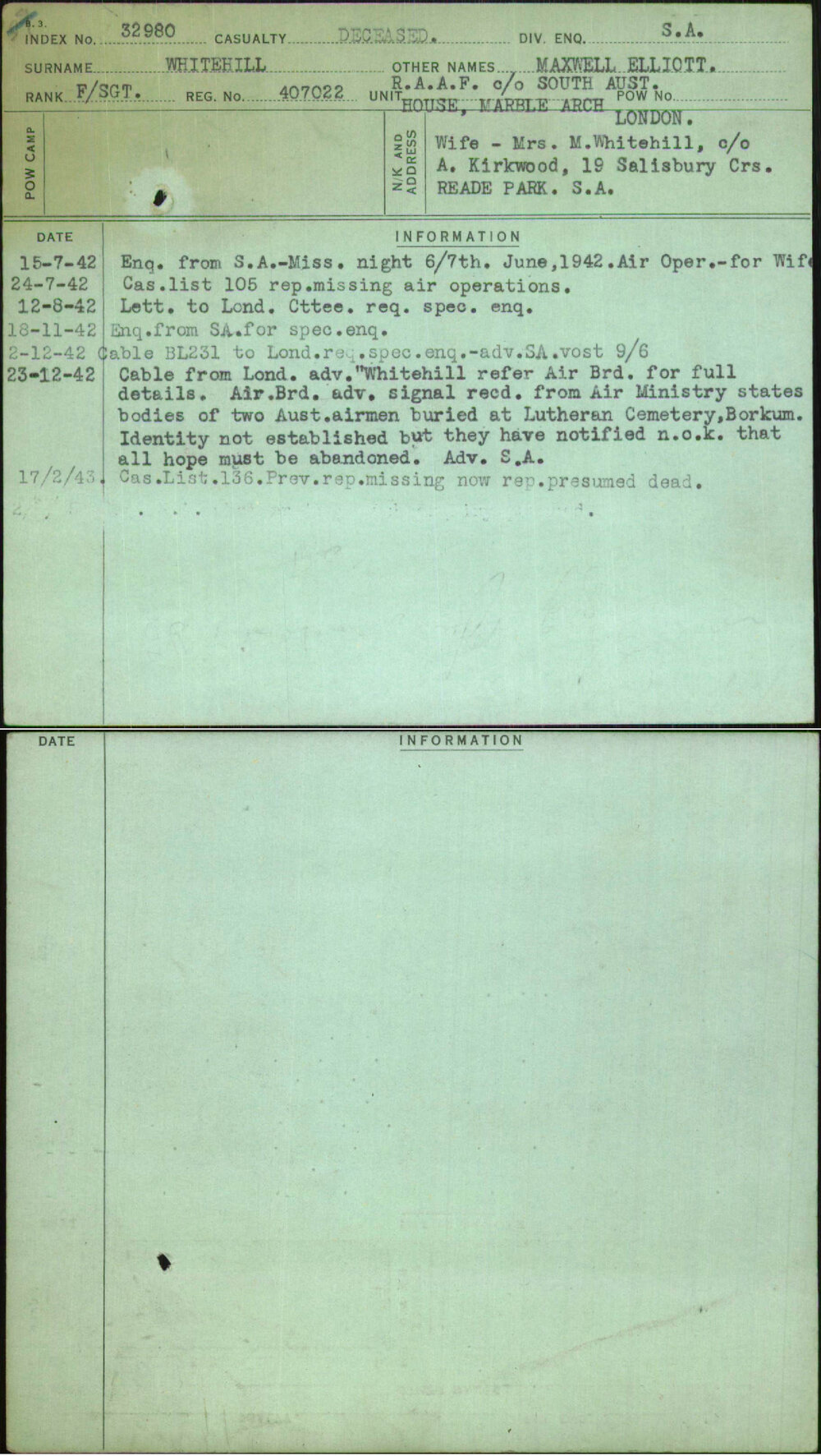 Whitehill, Maxwell Elliott, 407022