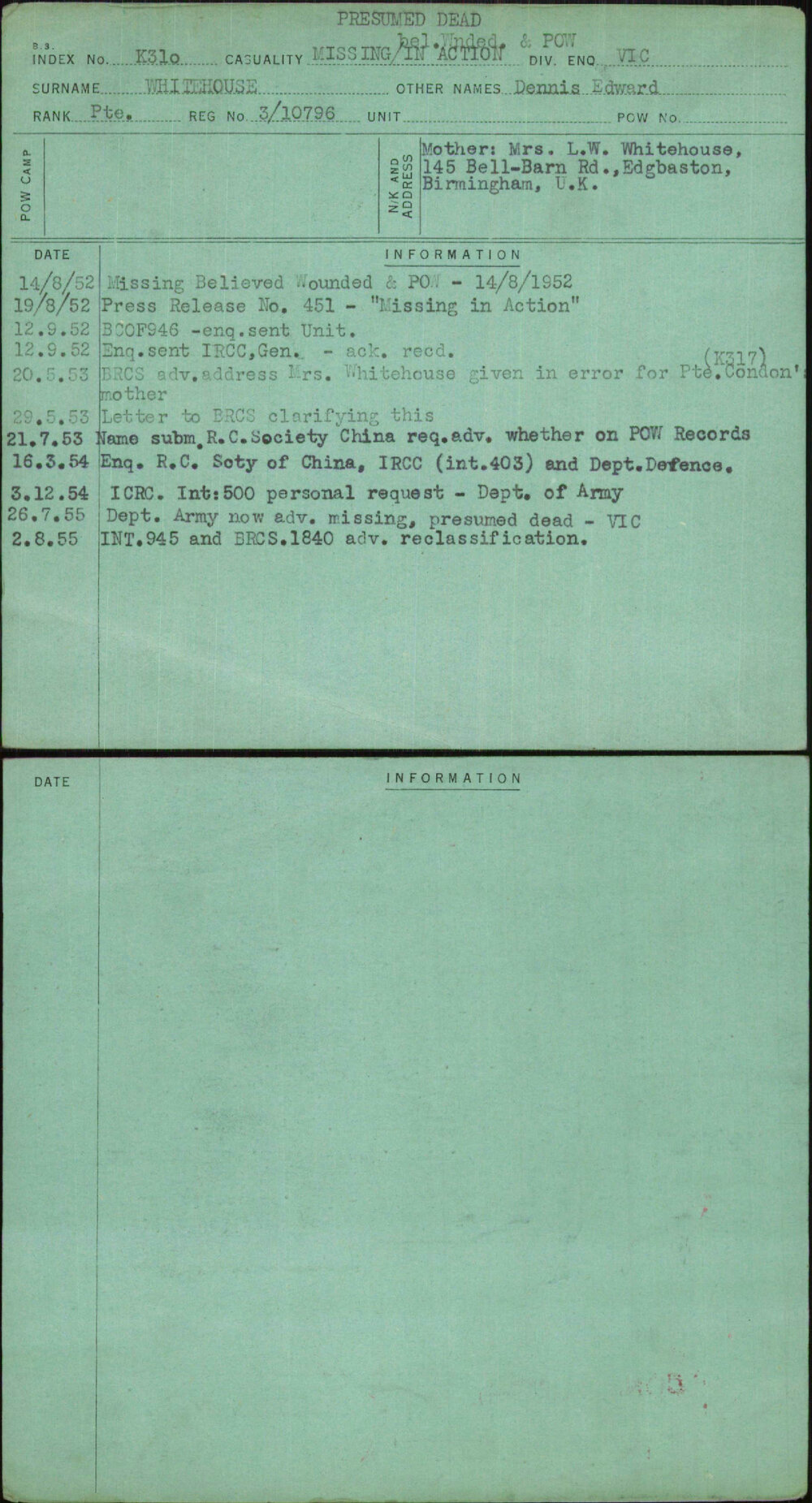 Whitehouse, Dennis Edward, 3-10796
