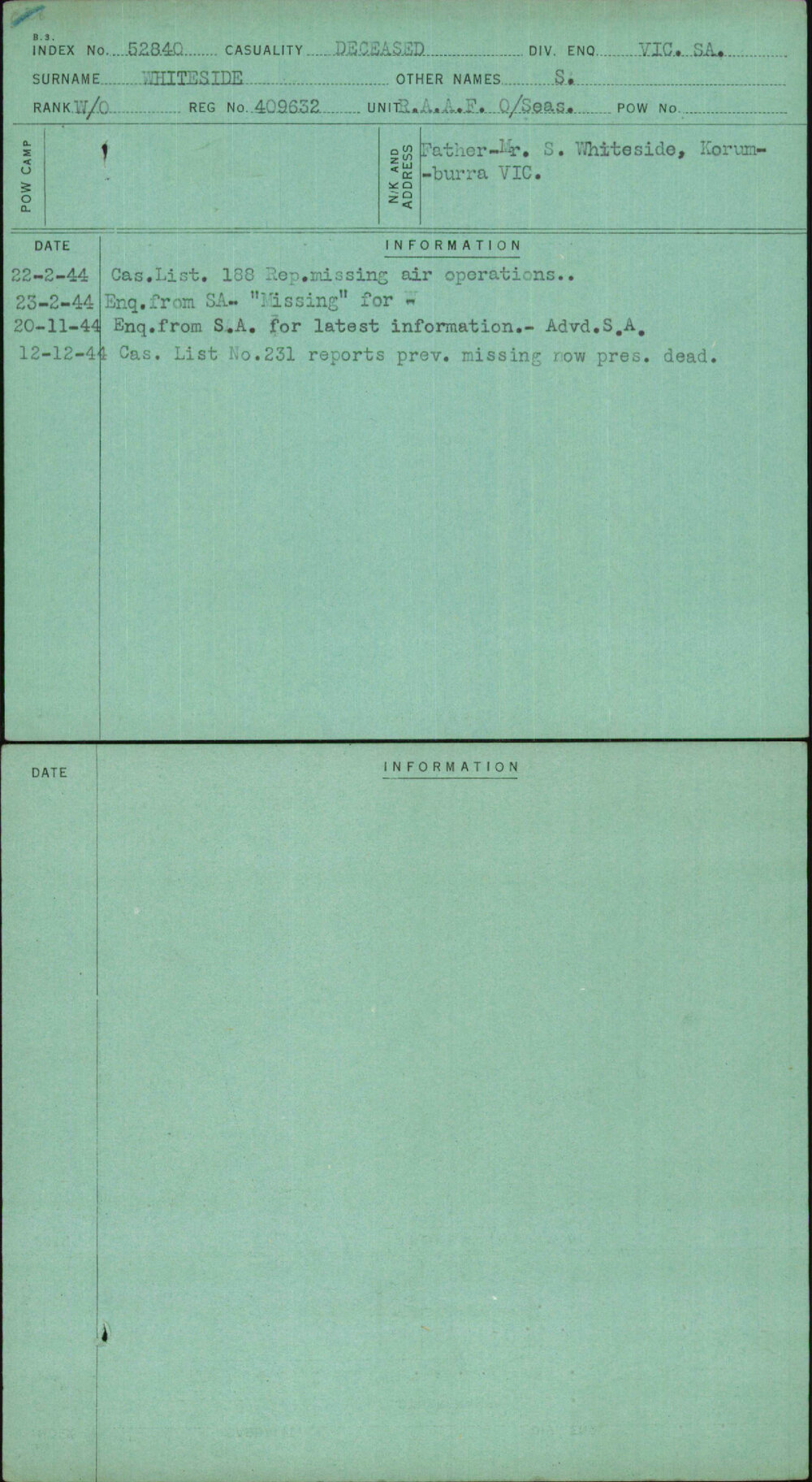 Whiteside, S, 409632
