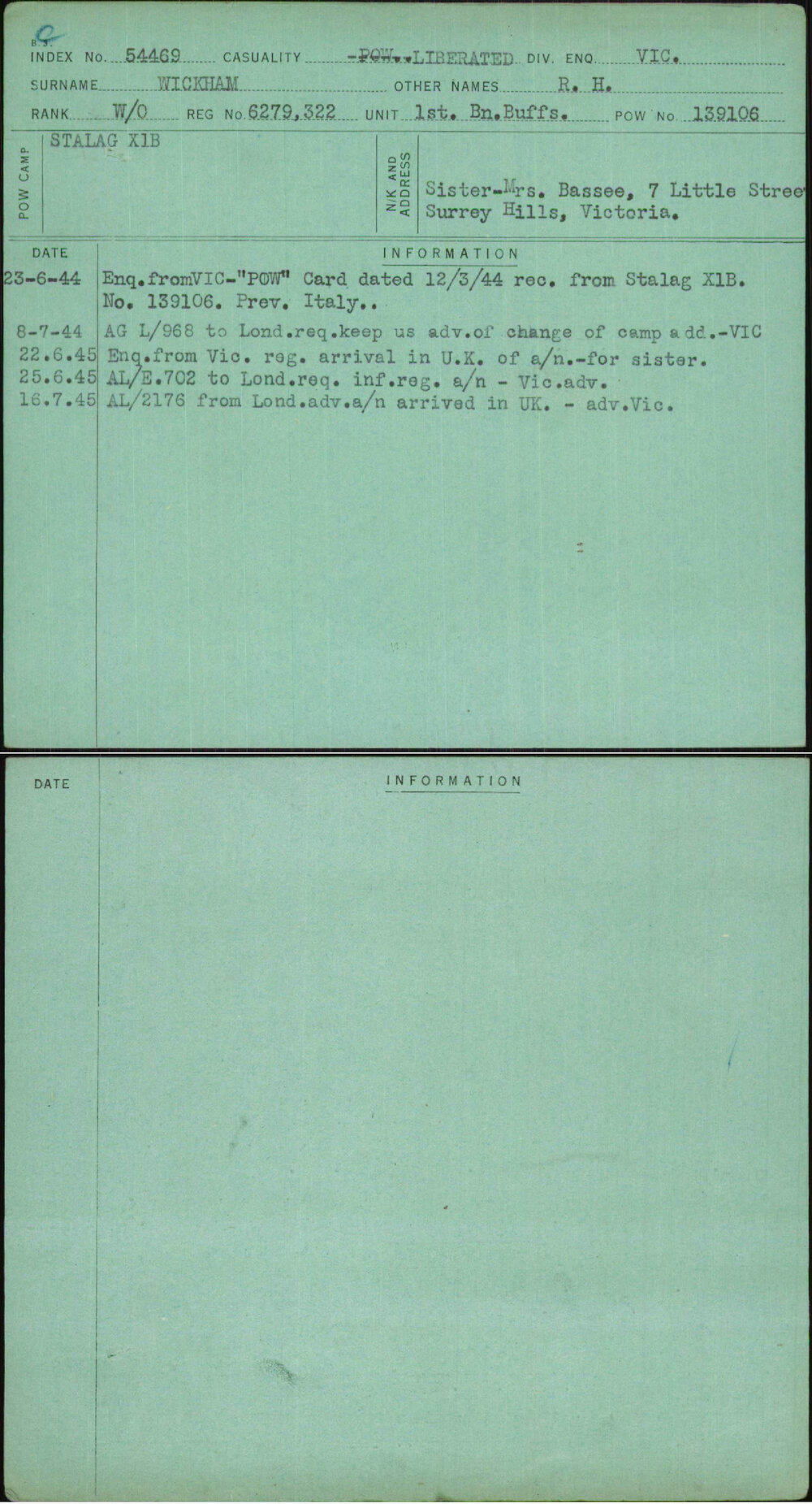 Wickham, R H, 6279322