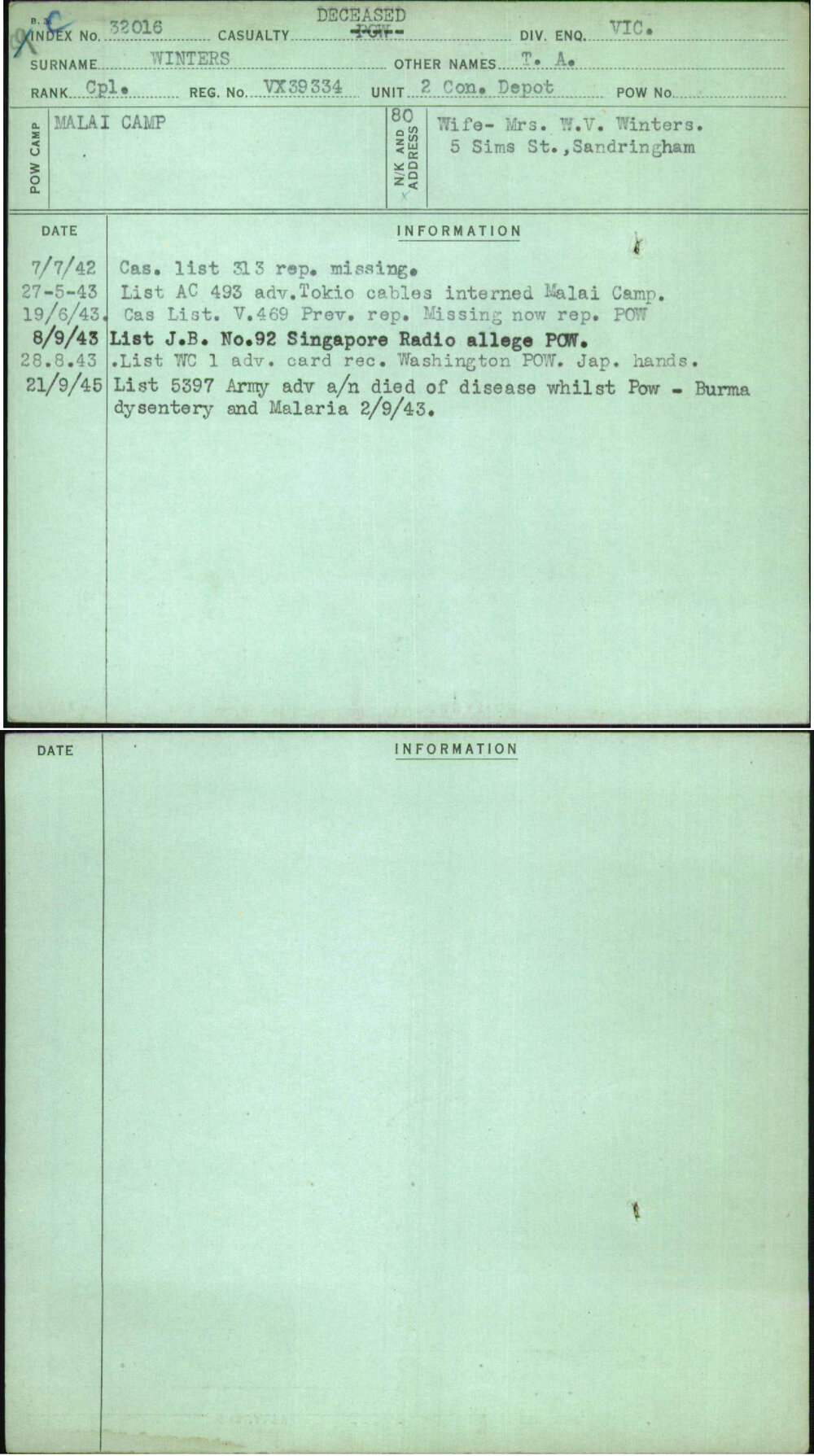 Winters, T A, VX39334