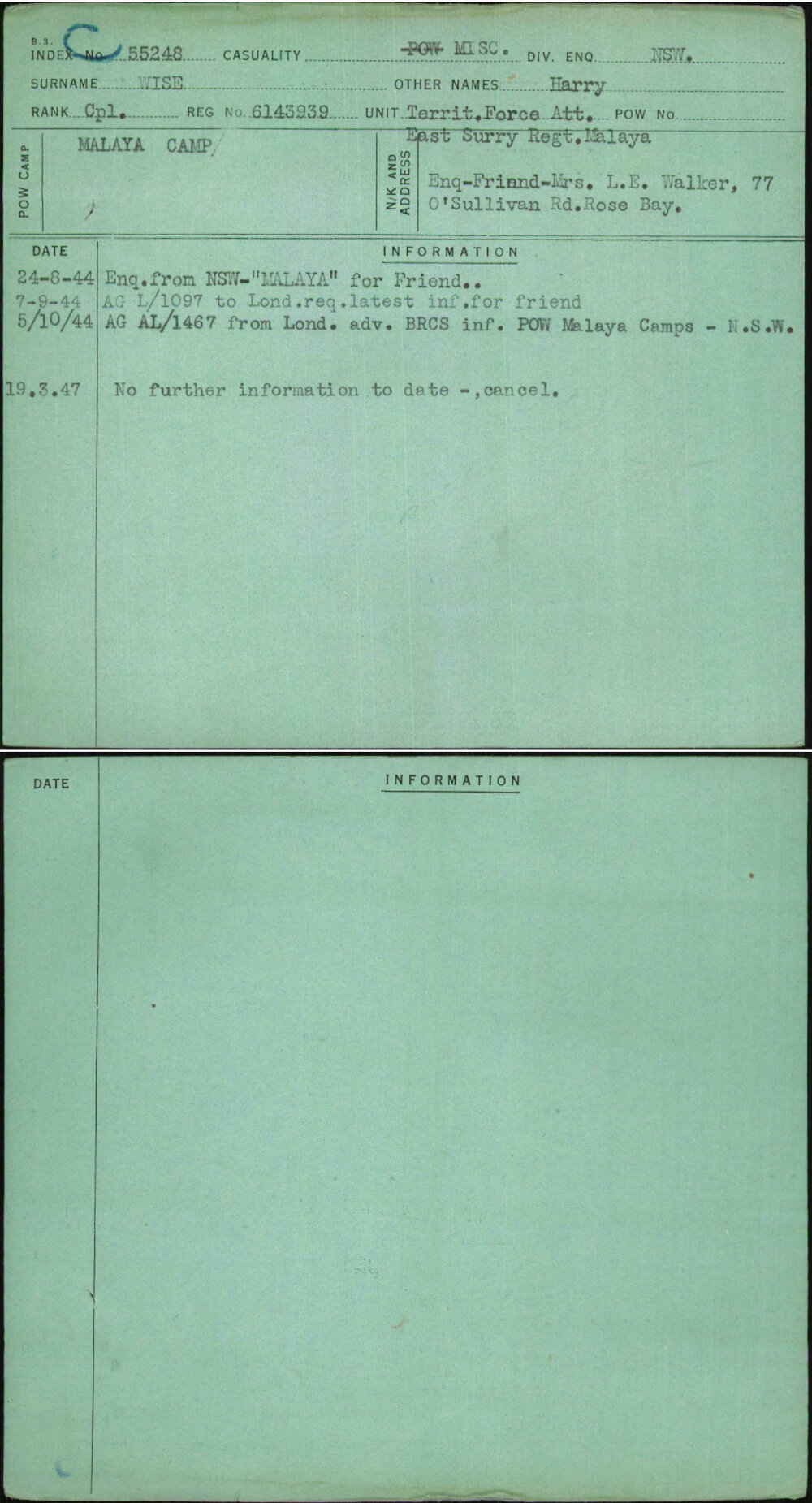 Wise, Harry, 6143939