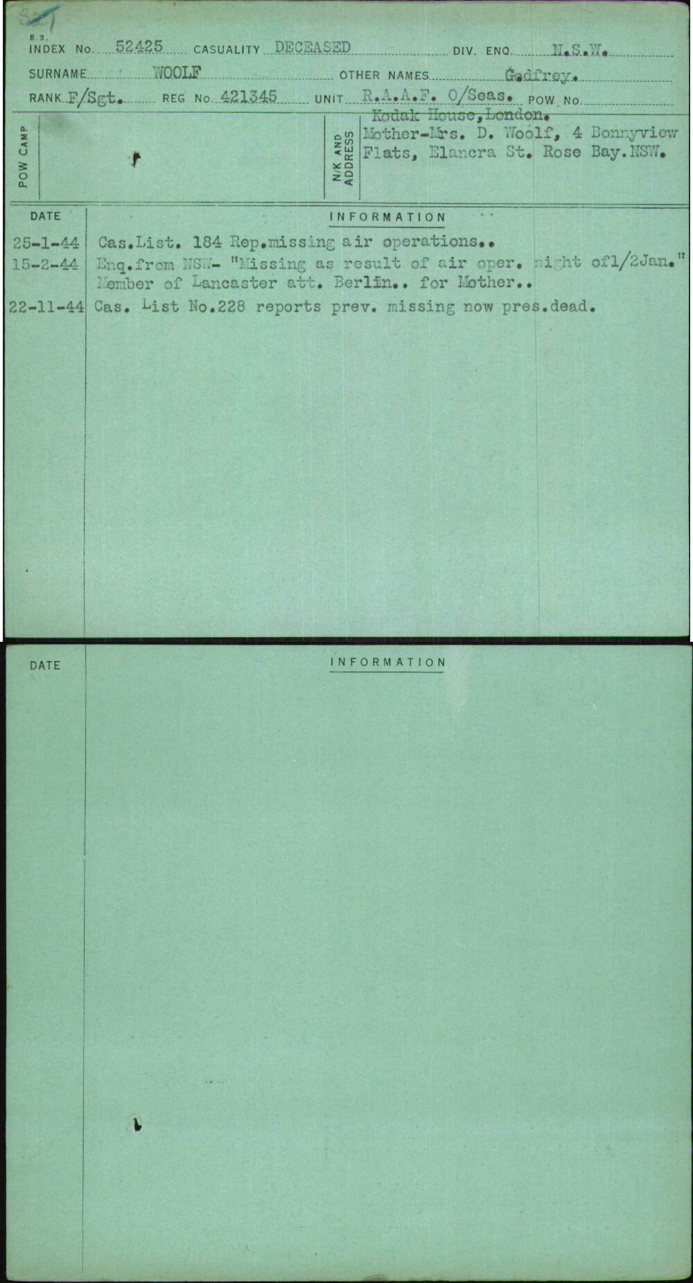Woolf, Godfrey, 421345