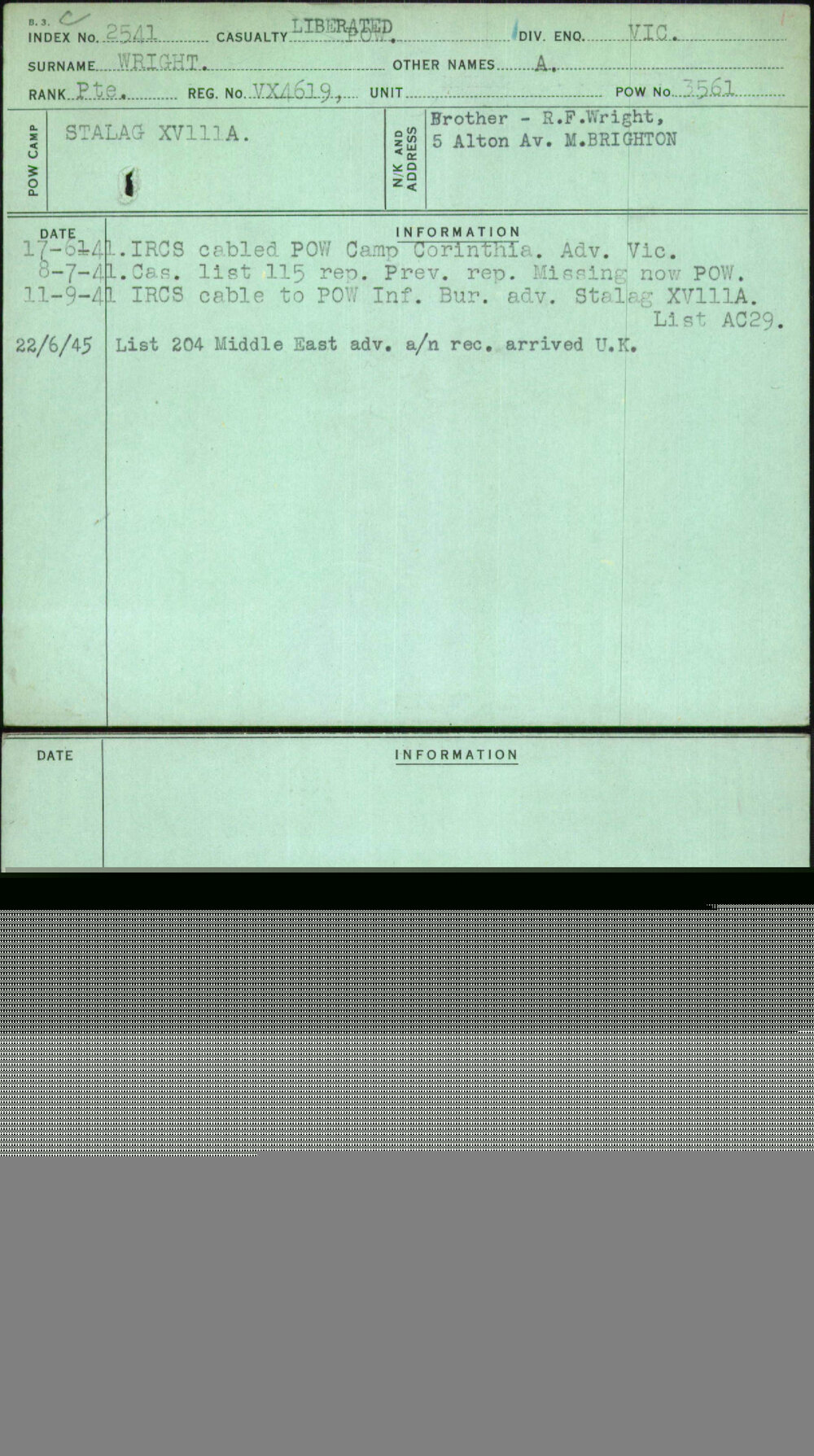 Wright, A, VX4619