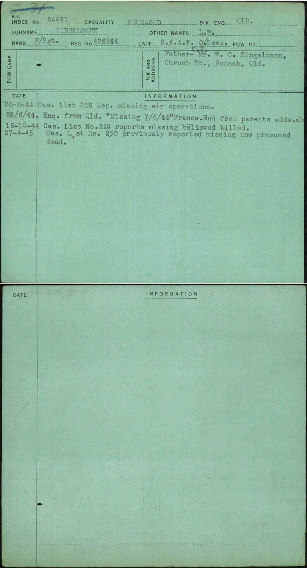 Zingelmann, L W, 426944