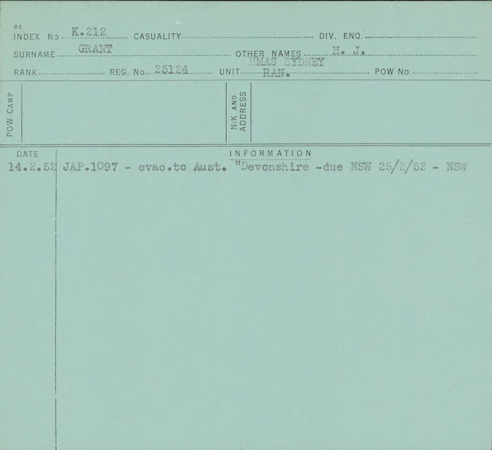 Grant, H J, 25124