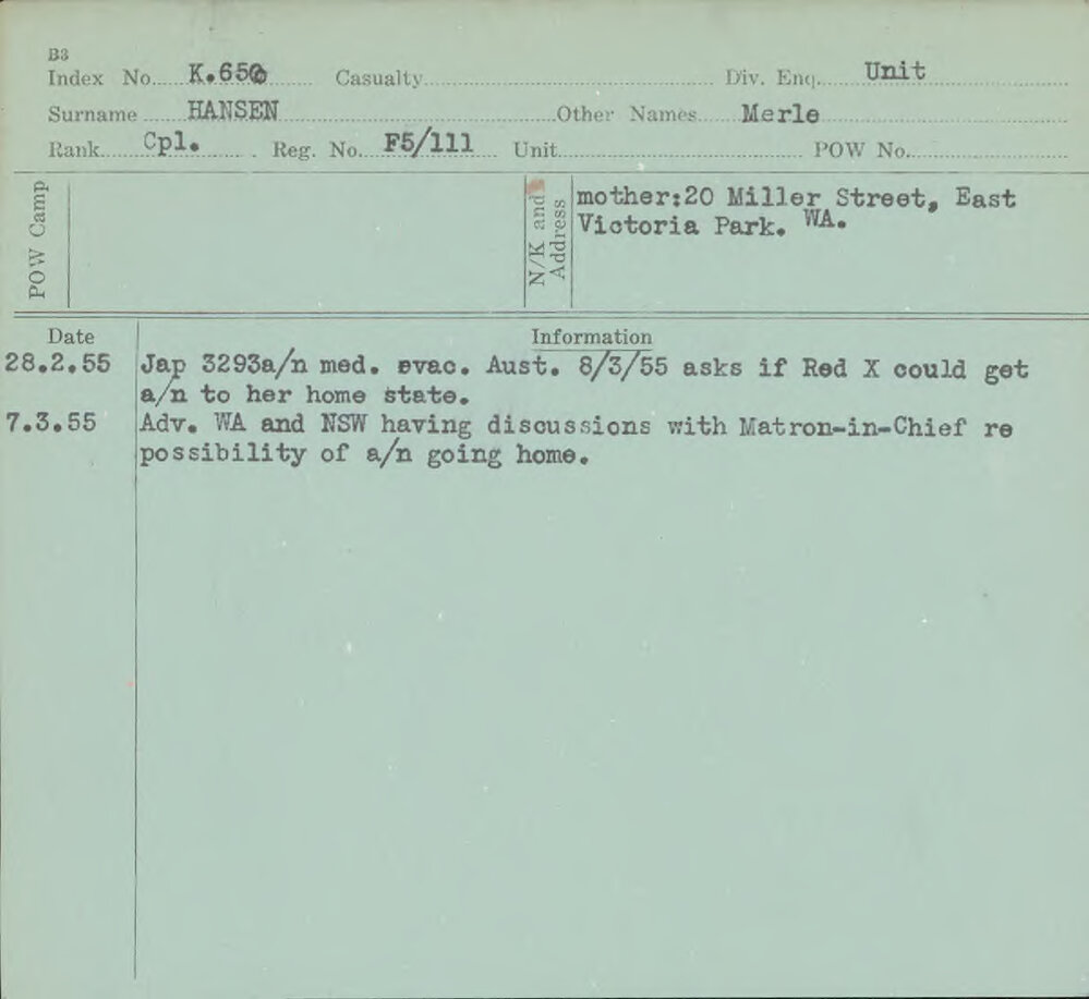 Hansen, Merle, F5/111