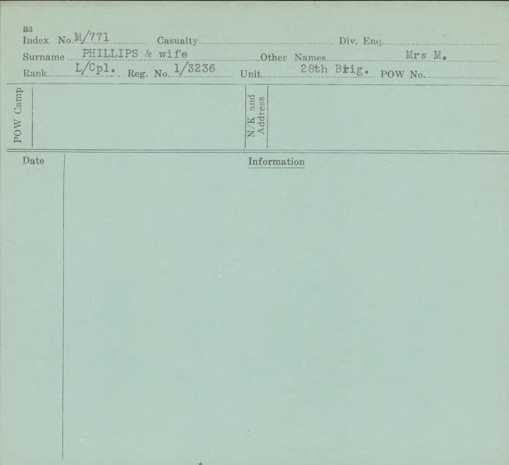 Phillips &amp; wife, Mrs M, 1/3236