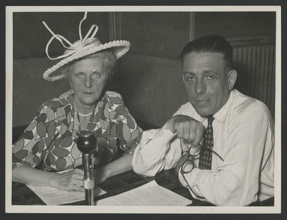 Louise Hanson-Dyer and Francis Poulenc from the Strasbourg interview