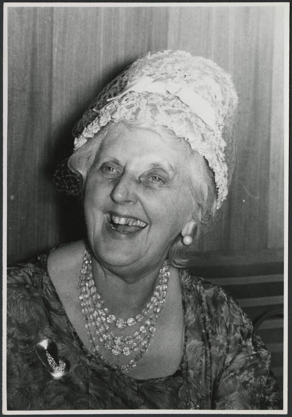 Louise Hanson-Dyer laughing