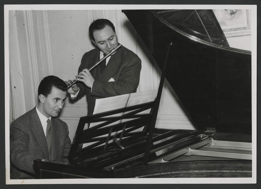Robert Veyron-Lacroix and Jean-Pierre Rampal