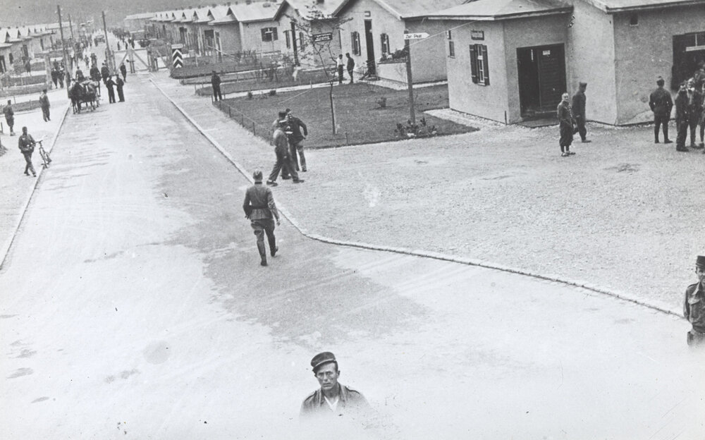 Unidentified prisoners of war camp
