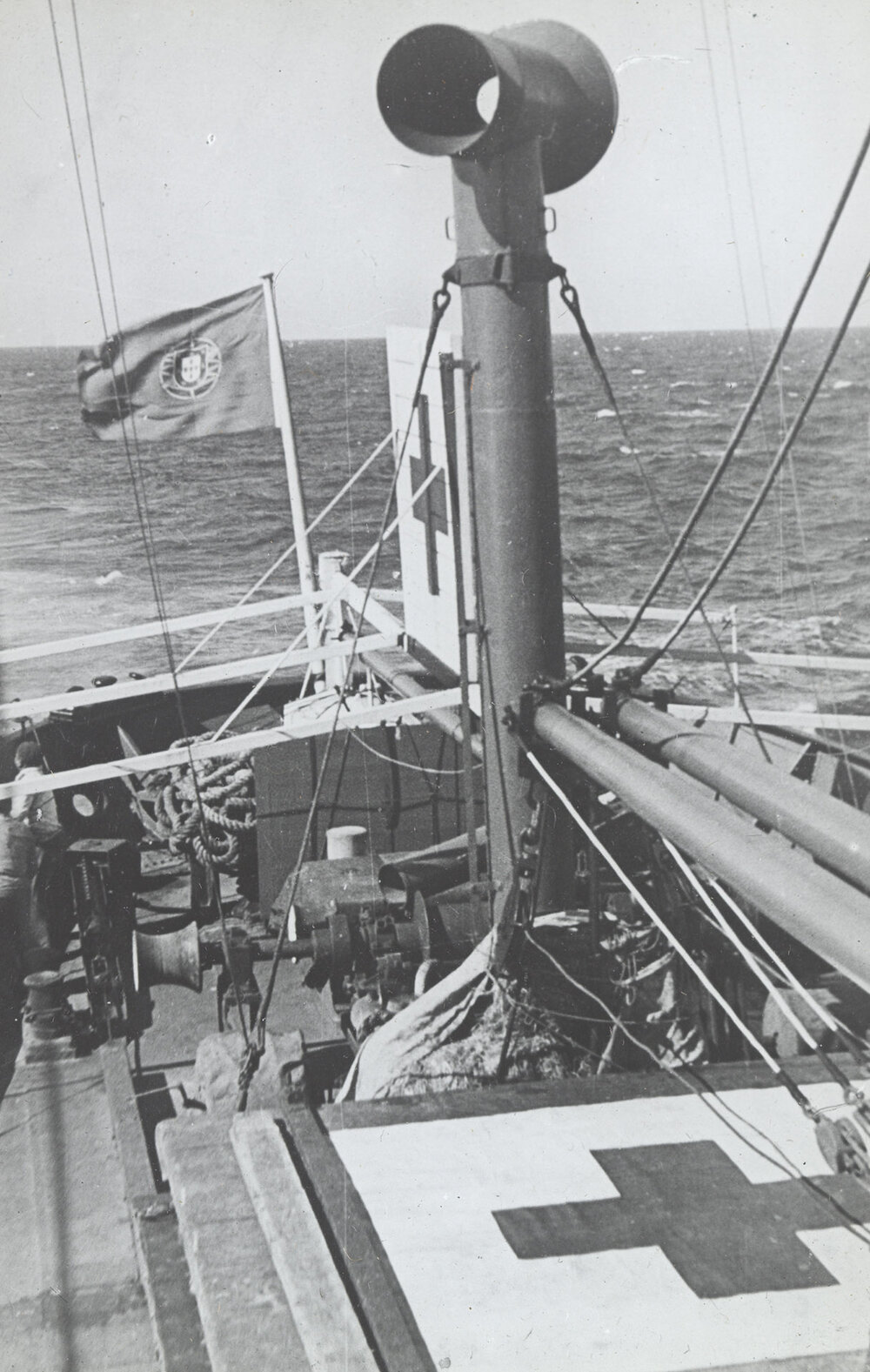Red Cross International S.S. "Ambriz", carrying the supplies between Lisbon and Marseilles