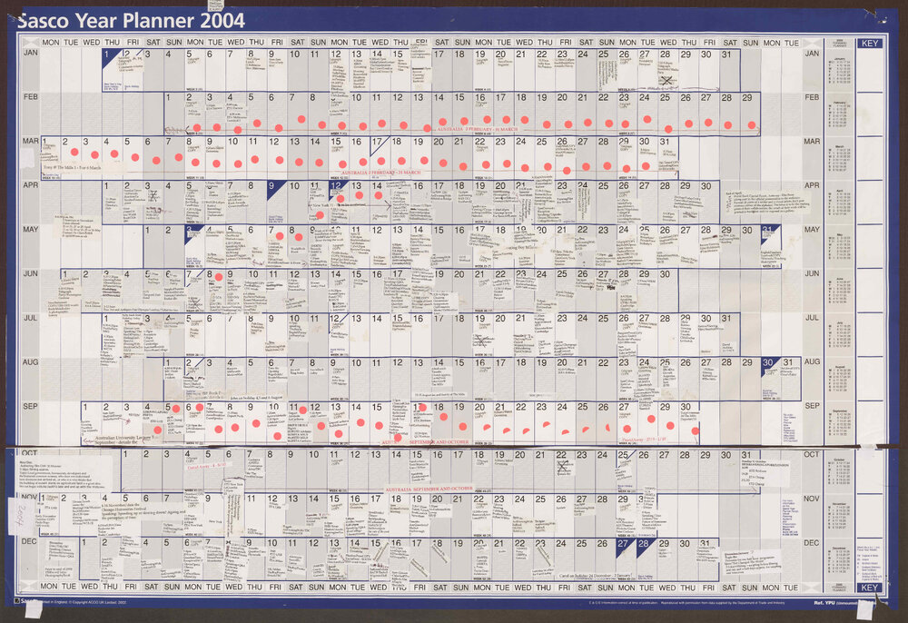 Year planner 2004