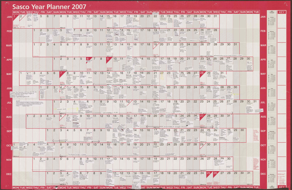 Year planner 2007