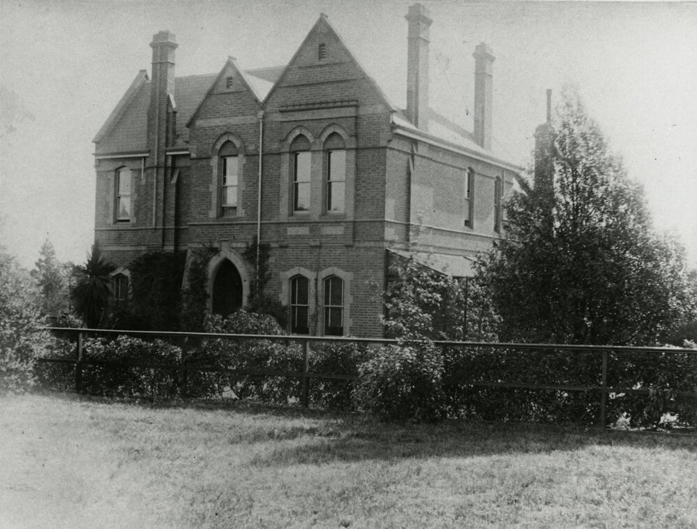 Chanonry, professorial residence, University of Melbourne.