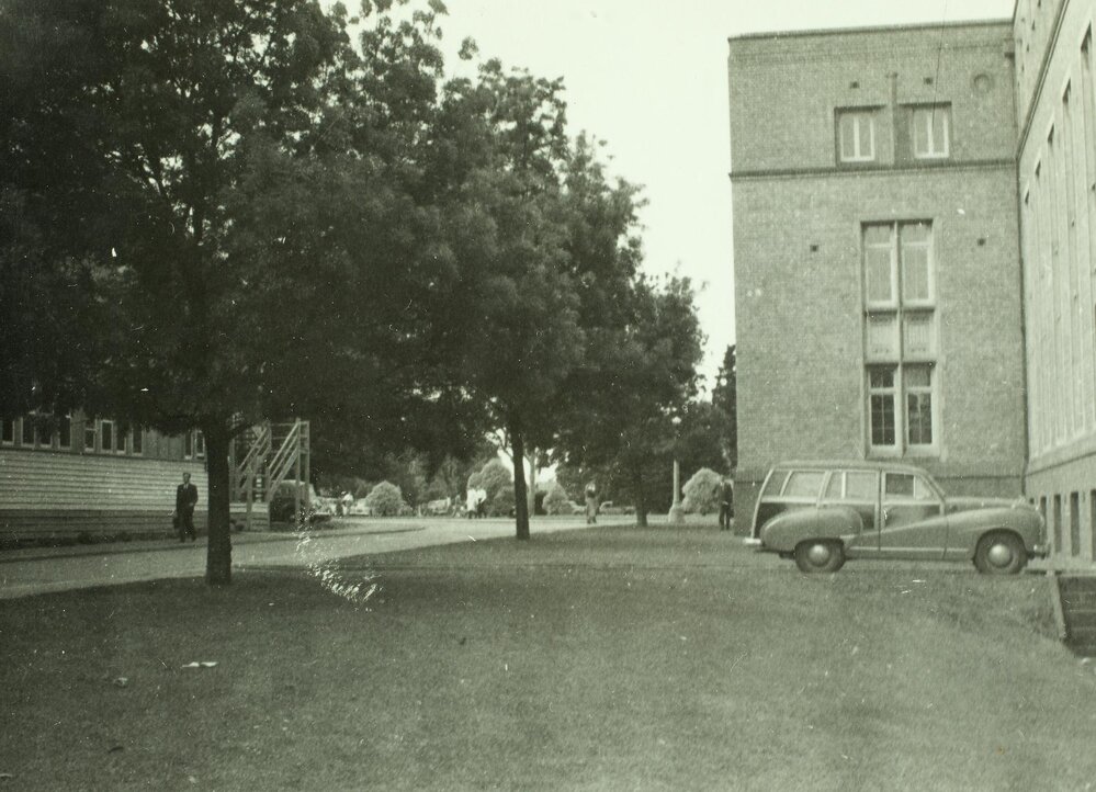 Chemistry and Administration buildings, University of Melbourne, circa 1952-1953.