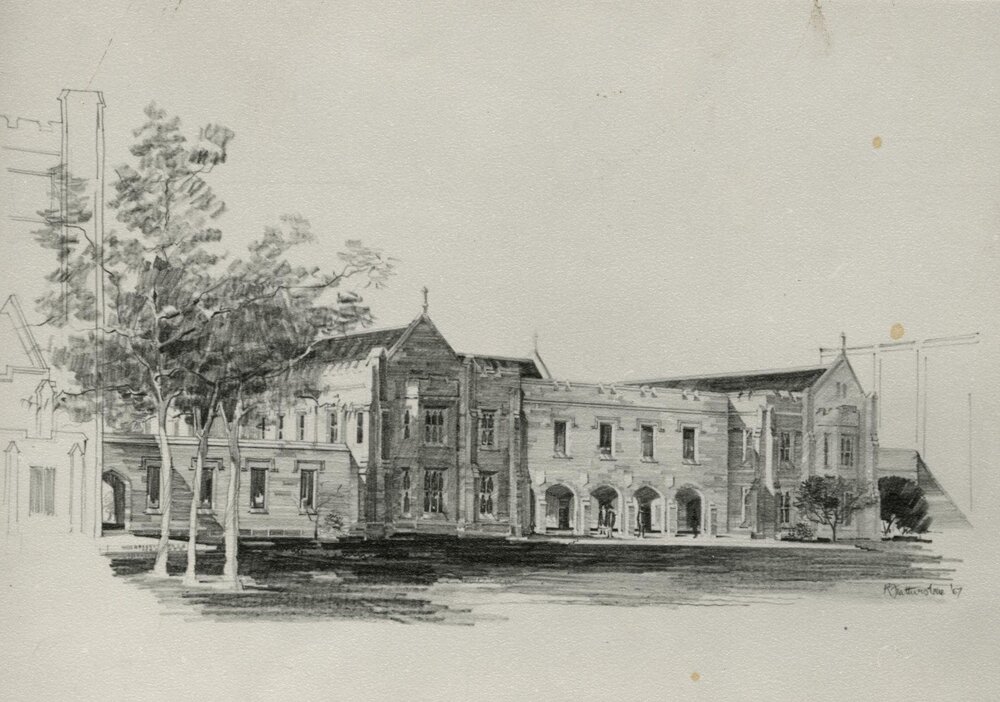 Cloisters additions, University of Melbourne, 1967.