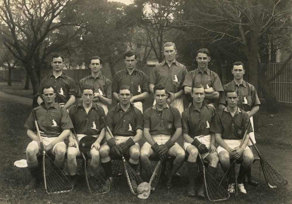 Combined Australian Universities Lacrosse Team v. Victoria, 1925.