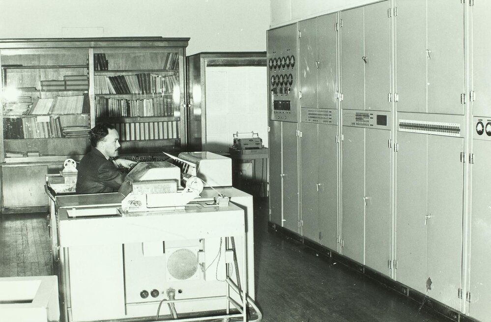 CSIRAC computer, University of Melbourne, circa 1958.