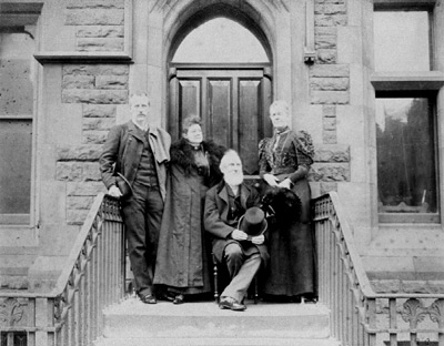Dr. and Mrs. Nansen with Lord &amp; Lady Kelvin.
