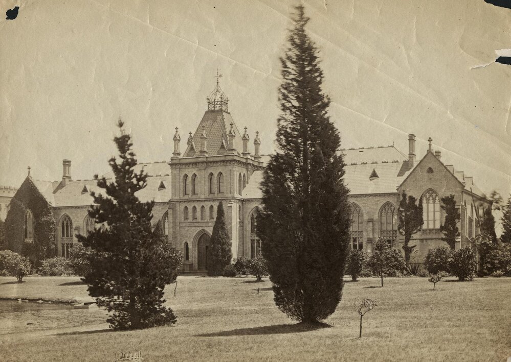 Eastern side of National Museum, University of Melbourne, 1862-1899.