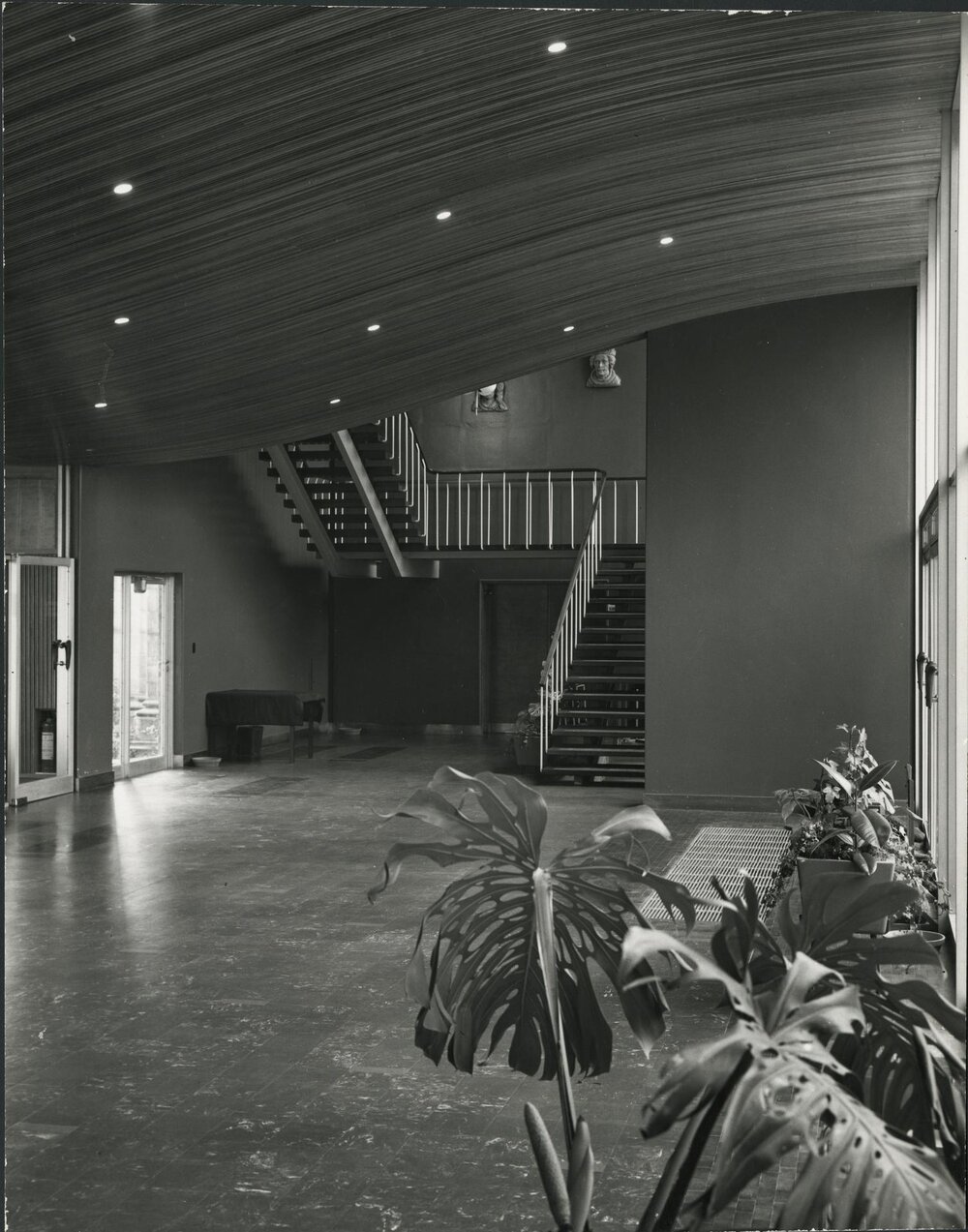 Foyer of Wilson Hall, University of Melbourne, circa 1956.