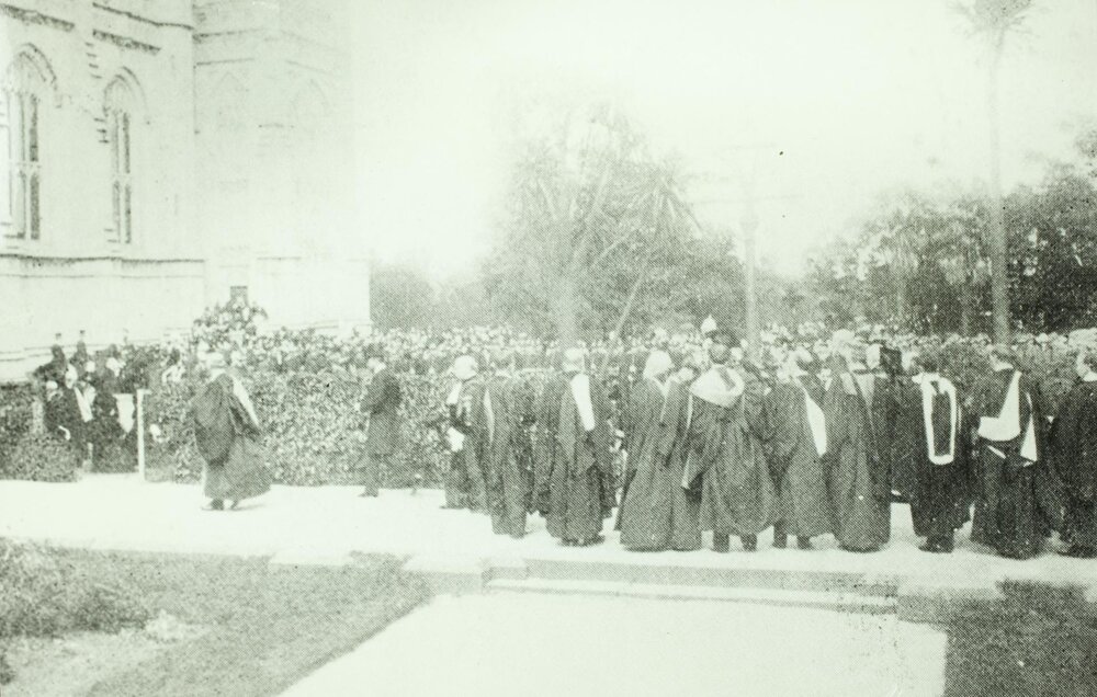 HRH the Duke of Cornwall and York at the University, May 1901.