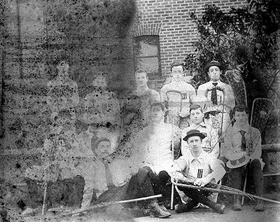 Lacrosse team, University of Melbourne, circa 1899-1903.