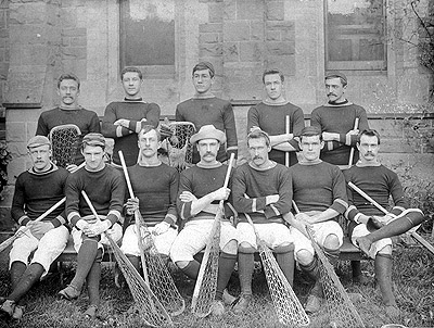 Lacrosse team, University of Melbourne, circa 1900.
