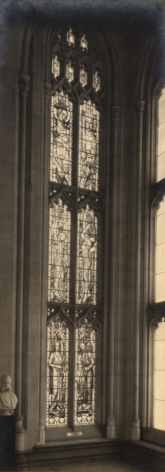 Leckie window, Old Wilson Hall, University of Melbourne, circa 1935.
