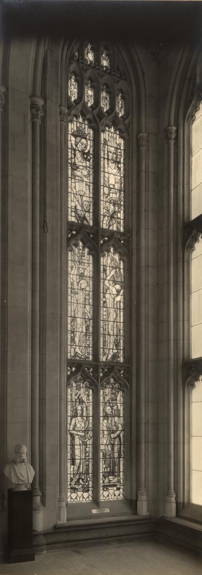 Leckie window, Old Wilson Hall, University of Melbourne, circa 1935.
