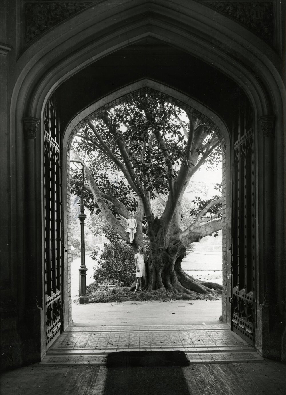Main Doorway of Old Wilson Hall, University of Melbourne, 12 January 1938