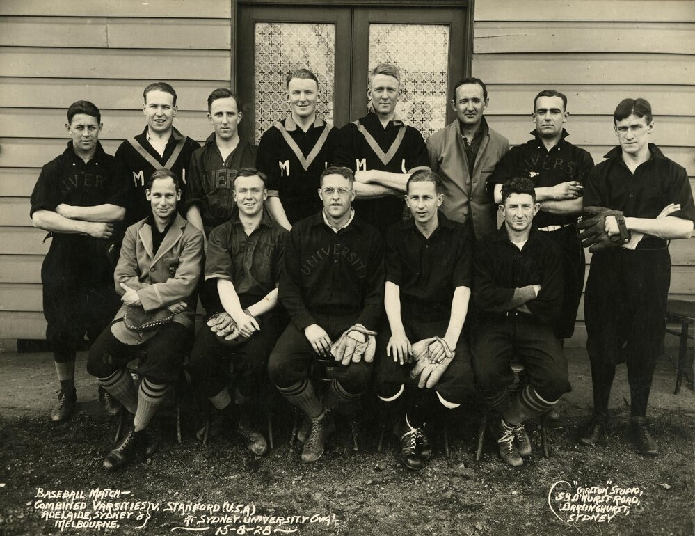 Melbourne University baseball team.