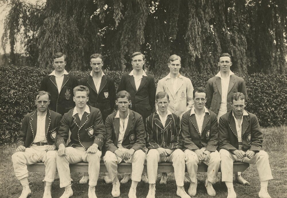 Melbourne University Varsity Cricket Team, Adelaide, 13 December 1921.