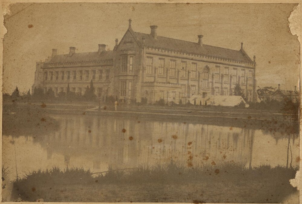 Northern and eastern wings of Main Building, University of Melbourne.