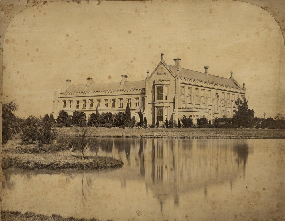 Northern and eastern wings of Main Building, University of Melbourne.