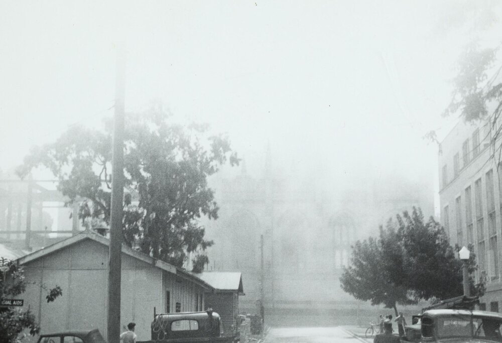 Old Wilson Hall Fire, University of Melbourne