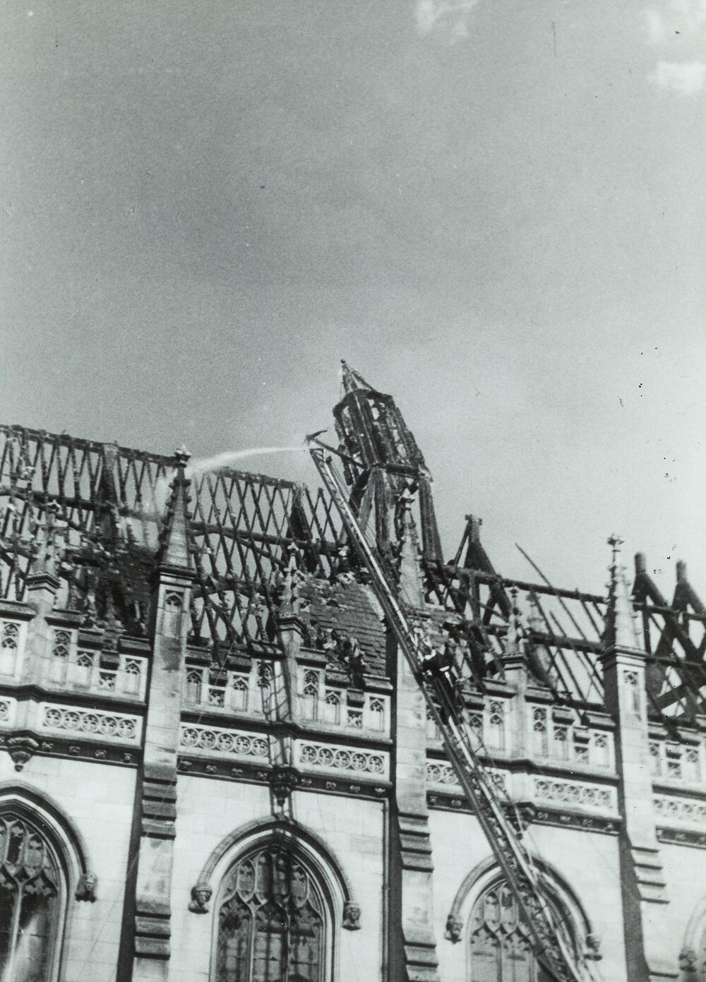 Old Wilson Hall Fire, University of Melbourne