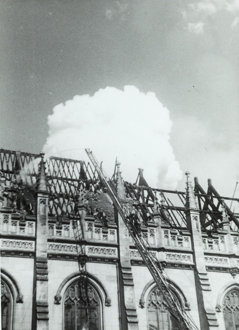 Old Wilson Hall Fire, University of Melbourne